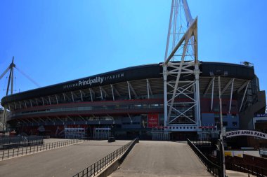 CARDIFF WALES UNITED KINGDOM 06 17: 23: Millennium Stadyumu, 2016 yılından beri Principality Stadyumu olarak bilinir, Galler 'in ulusal stadyumudur.