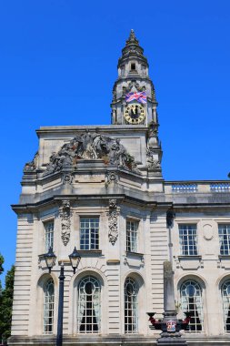 CARDIFF WALES UNITED KINGDOM 06 17: 23: National Museum Cardiff Galler 'in Cardiff şehrinde bulunan bir müzedir. Müze, Amgueddfa Cymru Müzesi Galler 'in geniş ağının bir parçasıdır.