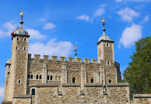 Παλάτι Και Φρούριο Πύργος Του Λονδίνου — Φωτογραφία Αρχείου