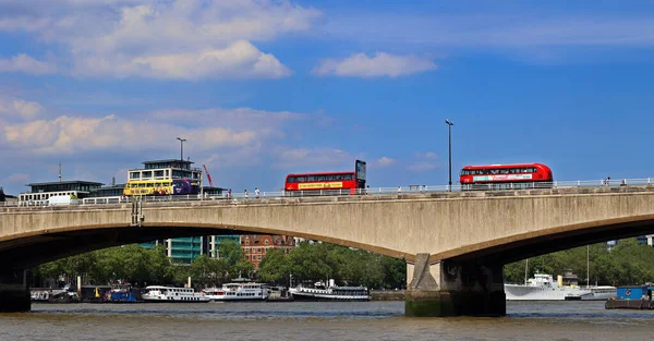 Лондонский Сити Ватерлоо Мост Великобритания — стоковое фото