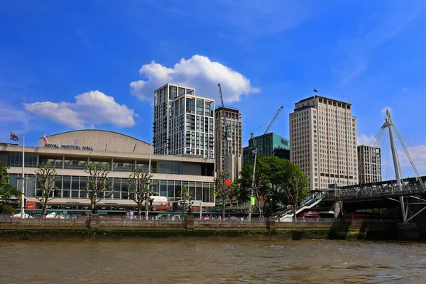 英国伦敦06 2023 伦敦市的天际线 建筑优美 河流清澈 — 图库照片