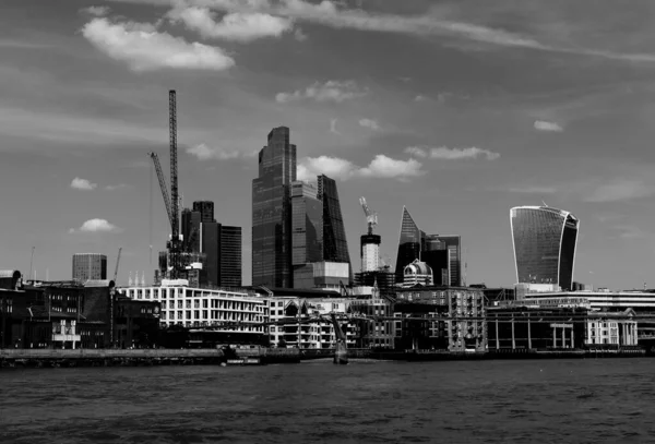 Londres Reino Unido 2023 Ciudad Londres Skyline Con Altos Edificios — Foto de Stock
