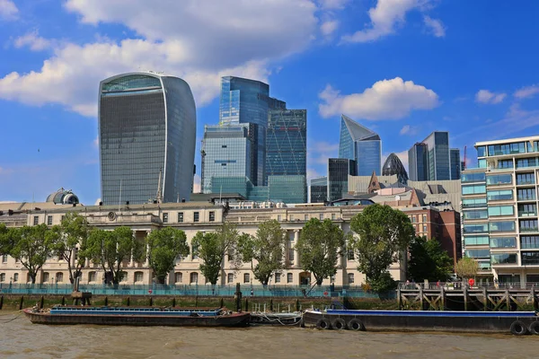 Londres Reino Unido 2023 Ciudad Londres Skyline Con Altos Edificios —  Fotos de Stock