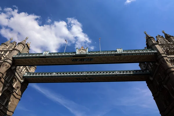 Szenische Aufnahme Der Berühmten Tower Bridge London Großbritannien — Stockfoto