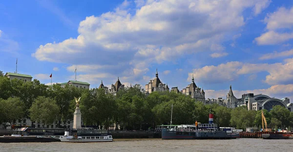 London Zjednoczone Królestwo 2023 London City Skyline Piękną Architekturą Rzeką — Zdjęcie stockowe