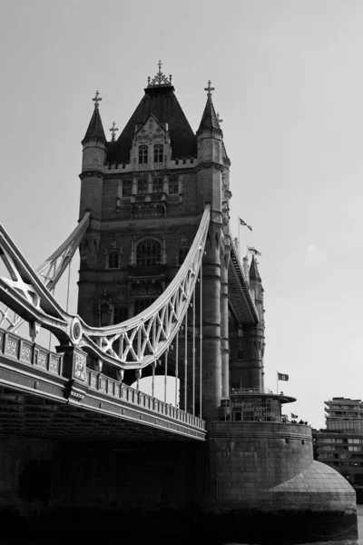 Plano Panorámico Del Famoso Tower Bridge Londres Reino Unido — Foto de Stock