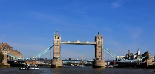 Мальовничий Знімок Знаменитого Тауерського Мосту Лондоні Великобританія — стокове фото