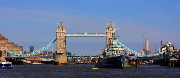 Festői Felvétel Híres Tower Bridge Londonban Egyesült Királyság — Stock Fotó