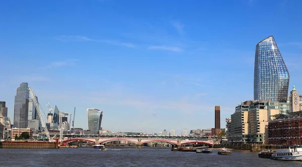 London Det Forenede Kongerige 2023 Londons Skyline Med Høje Moderne - Stock-foto