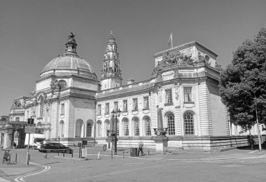 CARDIFF BİRLİK KINGDOM 06 17 2023: Cardiff Belediye Binası