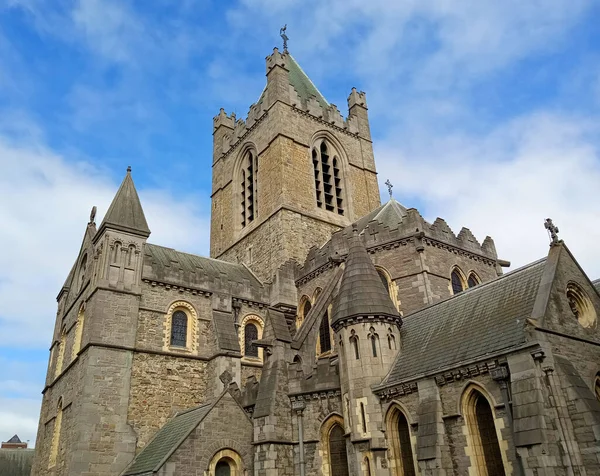 Írország Köztársaság 2023 Krisztus Templom Székesegyház Egyike Dublin Legrégebbi Épületeinek — Stock Fotó
