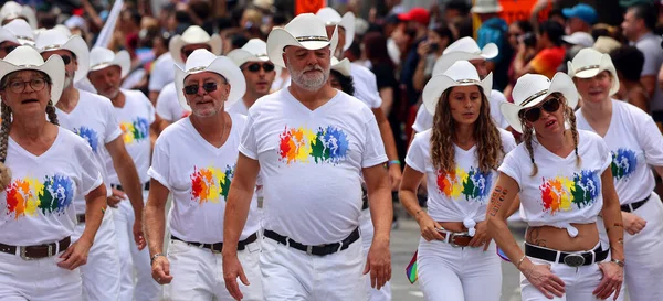 Montreal Quebec Canada Účastníci Festivalu Community Day Montreal Pride Celebrations — Stock fotografie