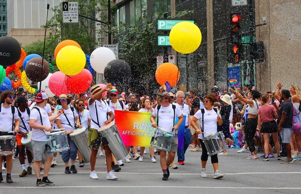 Montreal Quebec Canada Participants Community Day Montreal Pride Celebrations Festival — Stock Photo, Image