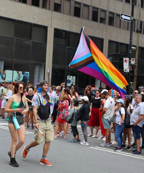 Montreal Quebec Canada Participants Community Day Montreal Pride Celebrations Festival — Stock Photo, Image