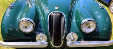 Granby QueBEC CANADA 07: 30: 23 Eski araba eski otomobil sergisi