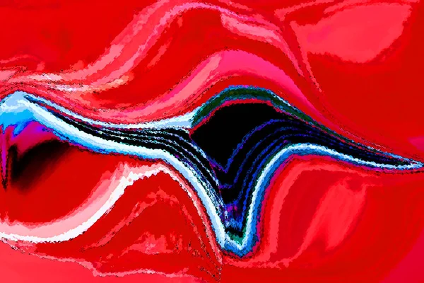 Peinture Abstraite Moderne Peinture Art Fluide Colorée Contexte Géométrique — Photo