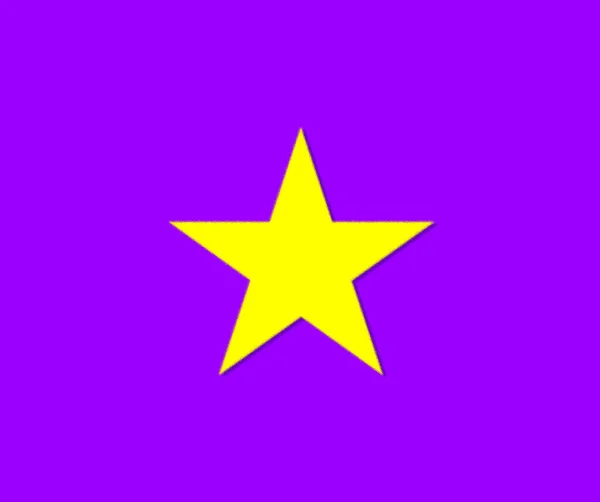 ドミニカ共和国解放党旗 — ストック写真