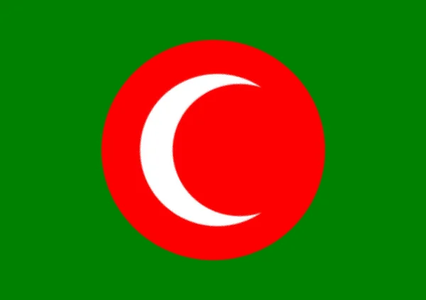 Флаг Королевства Курдистан — стоковое фото