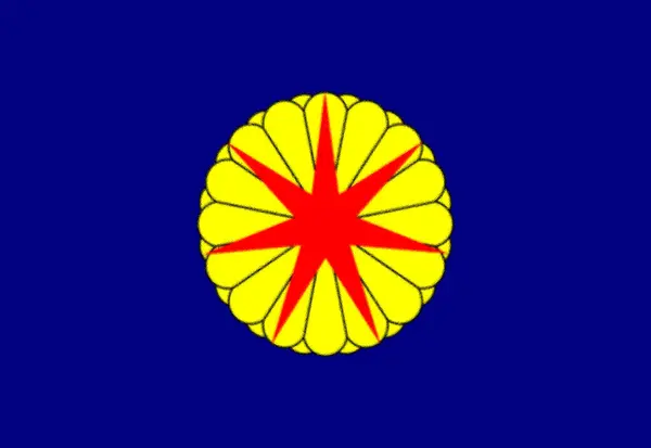 Vlajka Republiky Ezo — Stock fotografie