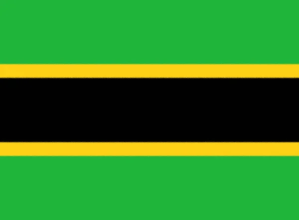 Bandeira Tanganyika Independente 1961 1964 — Fotografia de Stock