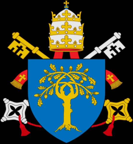 Brasão Armas Dos Papas Família Della Rovere — Fotografia de Stock