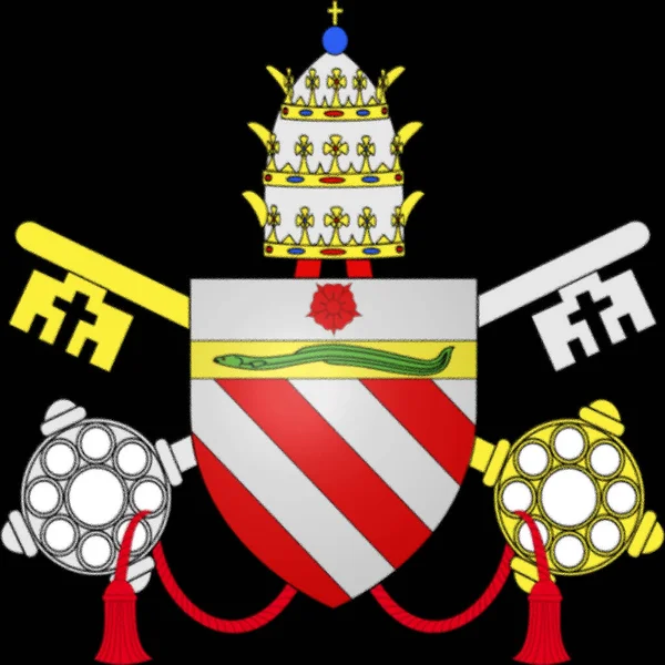 Escudo Armas Nicolás Nació Roma Miembro Prominente Familia Orsini Italia —  Fotos de Stock
