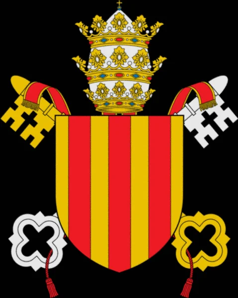 Wappen Von Papst Benedikt Xiv Geboren Prospero Lorenzo Lambertini War — Stockfoto