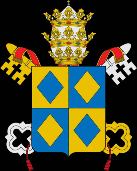 Wappen Von Papst Klemens Geboren Als Giulio Rospigliosi — Stockfoto