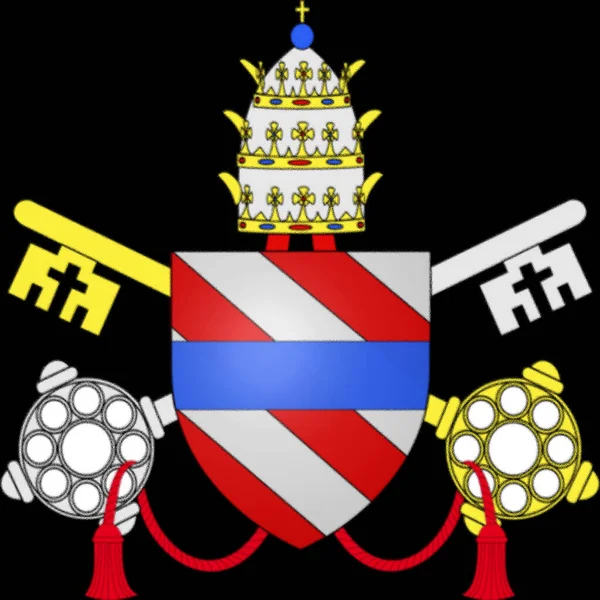 Escudo Armas Papa Clemente Xii Nacido Lorenzo Corsini —  Fotos de Stock