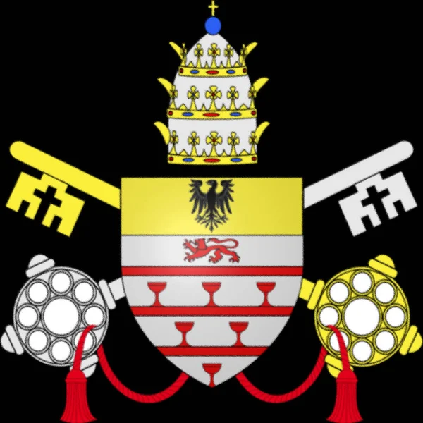 Escudo Armas Del Papa Inocencio Nacido Benedetto Odescalchi Fue Papa —  Fotos de Stock