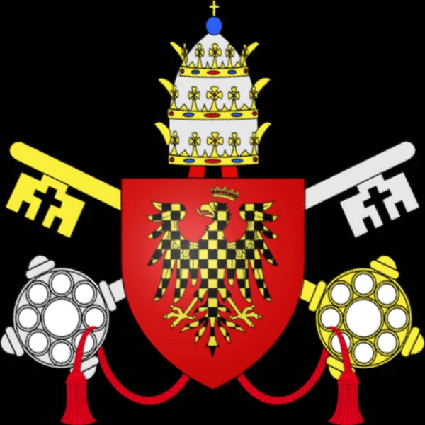 Wappen Des Papstes Innozenz Xiii Wurde Als Michelangelo Dei Conti — Stockfoto
