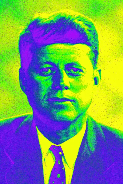 Circa 1960 John Kennedy Muitas Vezes Referido Por Suas Iniciais — Fotografia de Stock