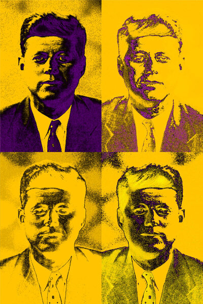 CIRCA 1960: John F. Kennedy often referred to by his initials JFK and by the nickname Jack, was an American politician who served as the 35th president of the United States