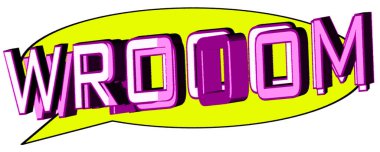 Çizgi roman bulutunda karikatür çizimi