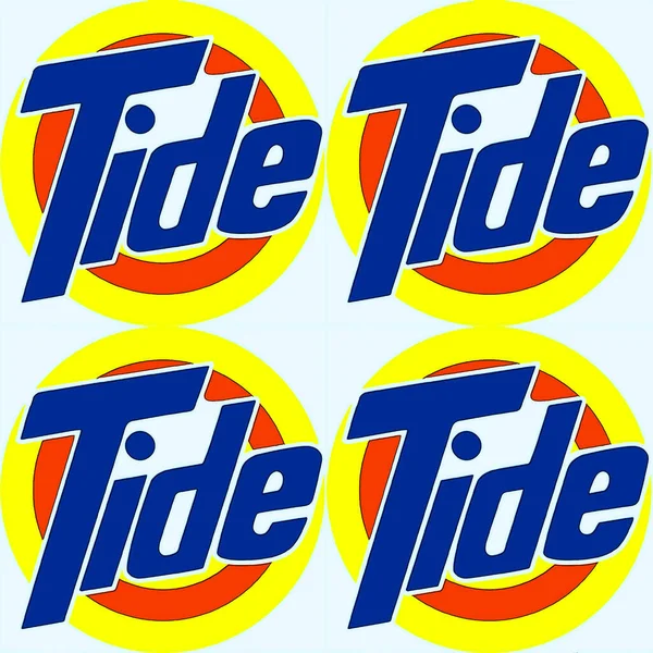 Circa 1960 Tideのポップアートは プロクターとギャンブルによって製造および販売された洗濯洗剤のアメリカのブランドです 1946年に導入された — ストック写真