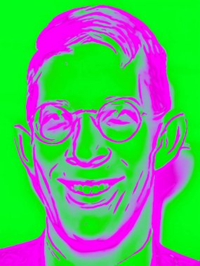 CIRCA 2019: Guinness Rekorlar Kitabı 'na göre, Robert Wadlow' un pop sanatı - tarihteki en uzun kayıtlı kişi