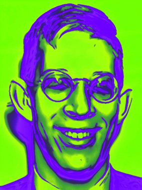 CIRCA 2019: Guinness Rekorlar Kitabı 'na göre, Robert Wadlow' un pop sanatı - tarihteki en uzun kayıtlı kişi