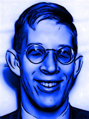 CIRCA 2019: Guinness Rekorlar Kitabı 'na göre, Robert Wadlow' un pop sanatı - tarihteki en uzun kayıtlı kişi