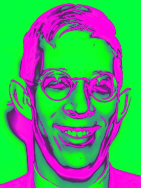 CIRCA 2019: Guinness Rekorlar Kitabı 'na göre, Robert Wadlow' un pop sanatı - tarihteki en uzun kayıtlı kişi