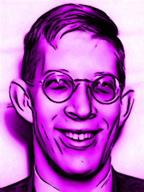 CIRCA 2019: Guinness Rekorlar Kitabı 'na göre, Robert Wadlow' un pop sanatı - tarihteki en uzun kayıtlı kişi