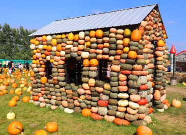 En orijinal balkabağı köyü CitrouilleVille