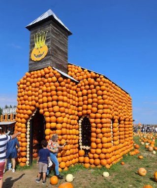 En orijinal balkabağı köyü CitrouilleVille