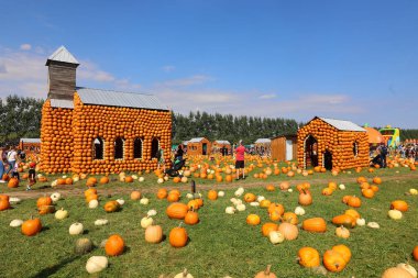 En orijinal balkabağı köyü CitrouilleVille