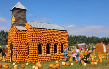 En orijinal balkabağı köyü CitrouilleVille