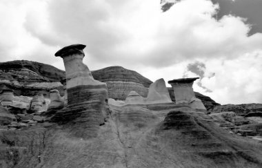 Drumheller Alberta Canada Kanada, Kanada Çorak Toprakları ve yakındaki Dinozor İl Parkı 'nı keşfetme merkeziniz..