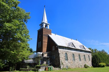 BETHANIE QUEBEC CANADA 08 29 2024: Bethanie Kilisesi, Kanada 'nın Quebec eyaletinde yer alan bir belediyedir..