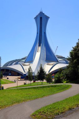 MONTREAL QUEBEC CANADA 09 02 02 2024: Saputo Stadyumu, MLS Kanadalı profesyonel futbol takımı Montreal 'in Impact takımının bulunduğu Olympic Park' ta bulunan bir futbol stadyumu.