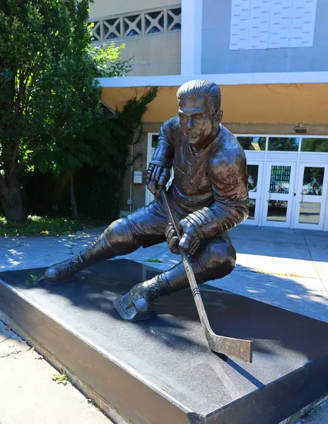 stock image MONTREAL CANADA 09 03 2024: The statue of Maurice 