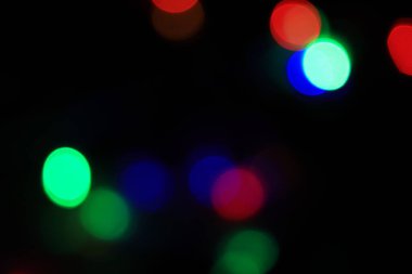 mavi ışık bokeh arka plan.