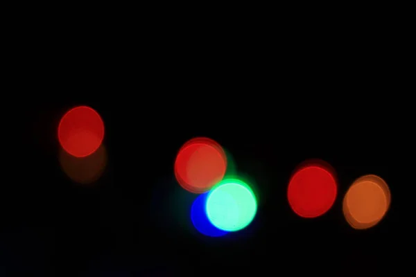 Renkli Bulanık Noel Işıkları Arka Plan — Stok fotoğraf